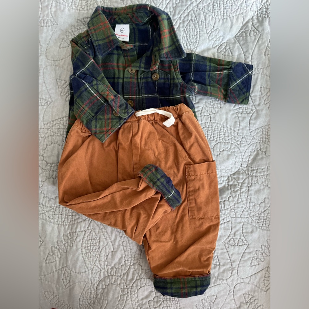 Hanna Andersson Matching Plaid Set